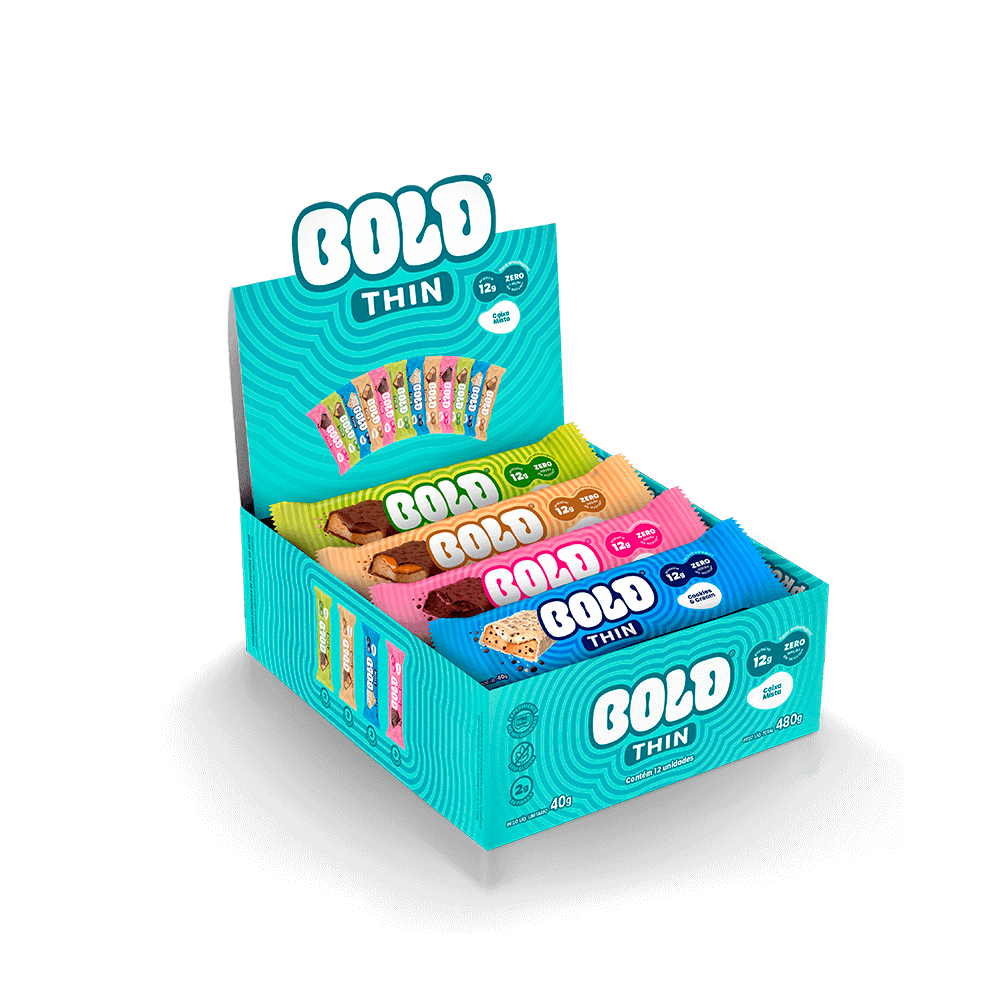 BOLD THIN CAIXA MISTA - BOLD Snacks