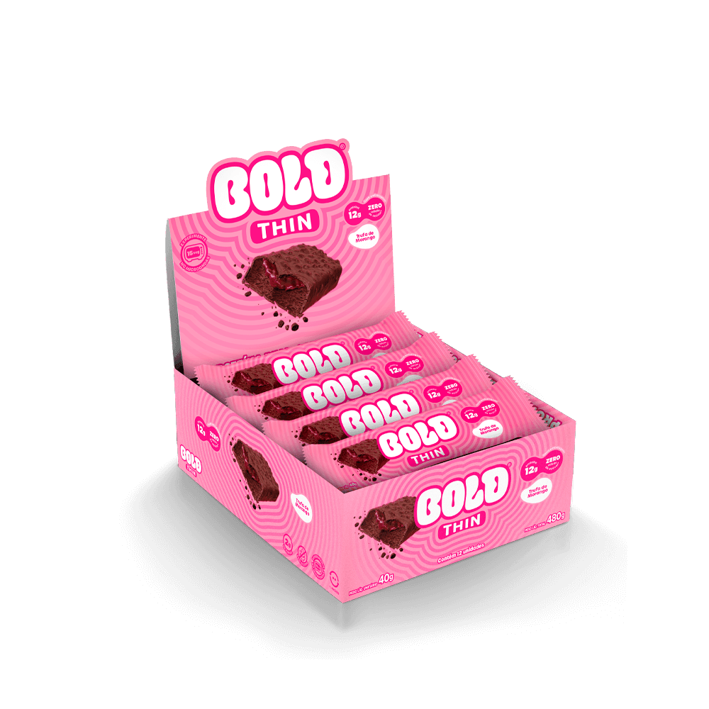 BOLD THIN TRUFA DE MORANGO - BOLD Snacks