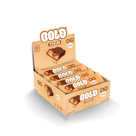 BOLD THIN CARAMELO & AMENDOIM - BOLD Snacks 1000