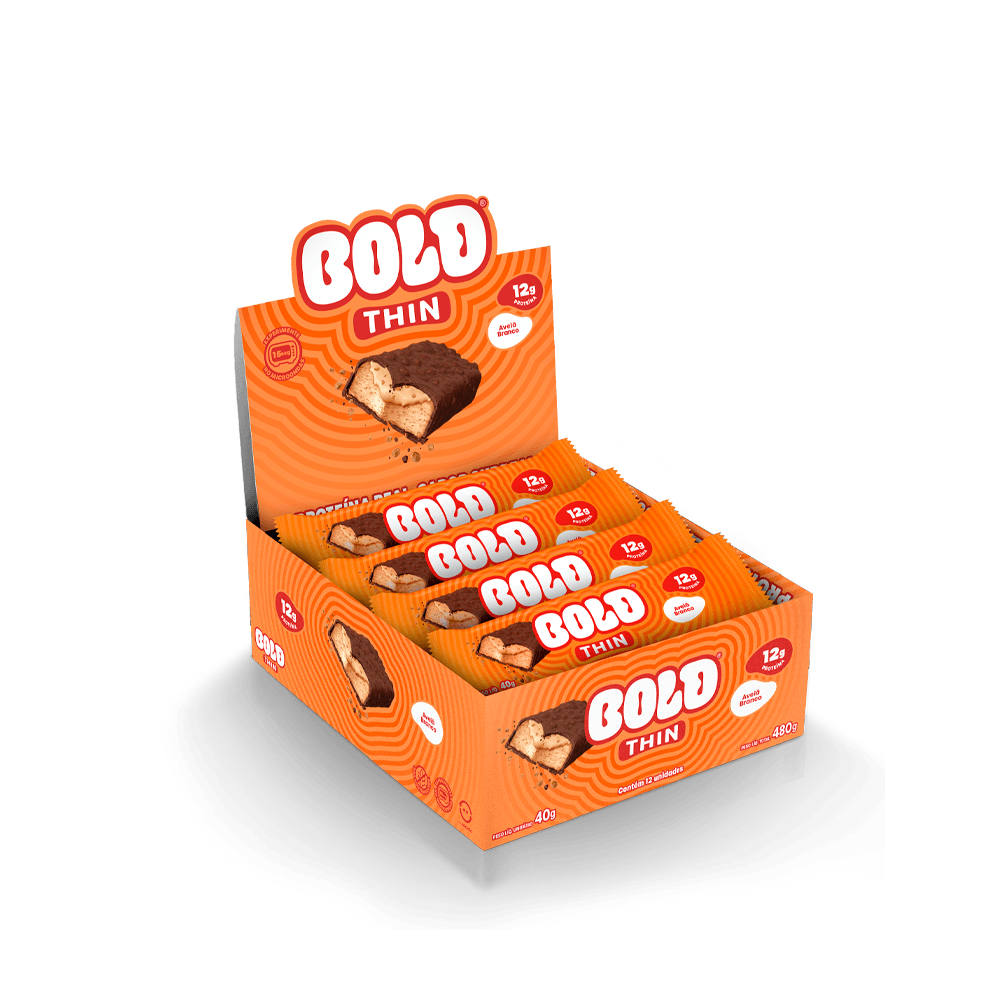 BOLD THIN AVELÃ BRANCO - BOLD Snacks